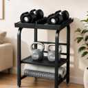 Dumbbell Stand for Adjustable Dumbbells 3-Tier Heavy Duty Metal Weight Rack