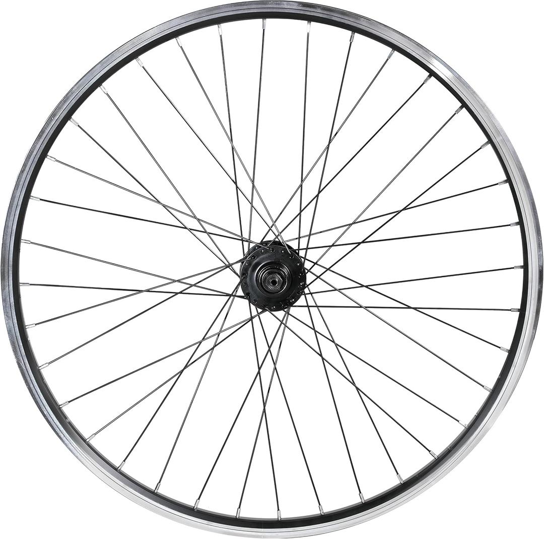 Hiland 27.5" x 1.75" Alloy Bike Wheel for 1.75 to 2.215 Inch Tire, Front Mountain Bike Rim, Disc Brake Compatible, Bolt On Axle, Bicycle Accessories for Adult Bikes