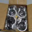 HOLKIE Leveling Casters with Ratchet Handle Design - Total Capacity 2200 lbs - Heavy Duty Industrial Casters Set of 4 with Adjustable Leveling Pads (TD60)