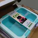 GPREESUS 2Pcs Bento Box,Lunch Box Containers,Cute 3 Compartment Food Container (Blue+Purple)