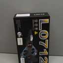 BEZGAR Drones for Kids | 2.4GHZ RC Plane, Remote Control Airplane, RC Helicopter, 360° Flip Fighter Jet Toy with Colorful LED Navigation Light Gray 