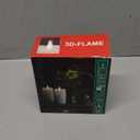 Flameless Candles Battery Operated with Remote Timer, 3D Moving Flame Flickering, Last 400+ Hours, 2" x 4" Ivory Real Wax Electric LED Candle for Christmas Home Wedding Decor, 2 Pack