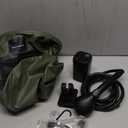 Portable Shower for Camping, 6000mAh Rechargeable Camp Shower Pump with Large Capacity Foldable, Filtered Shower Head, Outdoor Camp Shower Pump for Hiking, RV, Traveling, Car Washing, Pet Bath