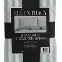 Ellen Tracy Standard 1 Quilted Sham 20x36 100% Polyester,Stripe