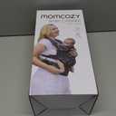 Momcozy Baby Carrier - Ergonomic, Cozy and Lightweight Carrier for 7-45lbs, Effortless to Put On, Ideal for Hands-Free Parenting, Enhanced Lumbar Support, Purehug for Infant to Toddler, Black