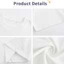 Mens Oversized T-Shirts Fashion Loose Fit Crewneck Tshirt Streetwear Heavyweight Short Sleeve Gym Workout Tops, Size XL