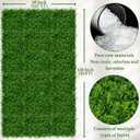 ODTORY Artificial Plants Hedge Wall Panels68x120 Inch (56.7 sqft) UV-Anti Greenery Boxwood Fence Privacy Screen, Faux Ivy Grass Wall with Fake Leaves for Indoor Outdoor Background Covering