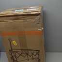 Sekey 48''L Collapsible Foldable Extended Wagon with 440lbs Weight Capacity, Heavy Duty 300L Folding Utility Garden Cart with Big All-Terrain Beach Wheels & Drink Holders. Black