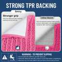 Smiry Bathroom Rugs Mat 36x24, Extra Soft Absorbent Chenille Bath Rugs, Non Slip Rubber Backing Machine Washable Quick Dry Bath Mats for Bathroom Floor, Tub, Shower, Home Decor Accessories, Hot Pink