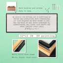 LuZhiQiang Bible Verse Wall Art Be Anxious for Nothing Christian Inspirational Sign 32"12" Philippians 4:6-7 Rustic Religious Home Decor for Living Room Large Scripture Wood Framed Hanging (Black)