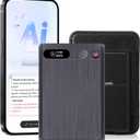 AI Voice Recorder, App Control, Transcribe, Summary and Mind Map, 64GB for Lectures, Meetings, Interviews, Creative Work and Calls with Case (Gunmetal)