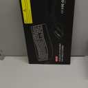 Wireless Keyboard and Mouse Combo, 2.4G Full Size Wave Keys Ergonomic Keyboard with Wrist Rest and 3-Level DPI Adjustable Wireless Ergonomic Mouse for Windows, Mac OS Desktop/Laptop/PC(Black)