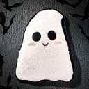 WDS WONDROUS Ghost Pillows Halloween Decor  Ghost Shaped Throw Pillow for Home, Soft Stuffed Fun Ghost Cushion Halloween Decorations Indoor  Cute Black and White Halloween Pillow  15.8x12.6in