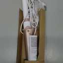 Conair Double Ceramic 1 -Inch Curling Iron, 1 -Inch Barrel Creates Soft Waves & Curls, Hair Curler for Use on Medium & Long Hair, White/Rose Gold