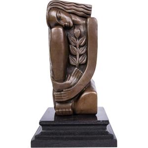 Abstract Sculpture Bronze Female Statue Metal Figurine BSE-001