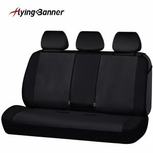 Flying Banner Rear Bench car seat Covers car seat Protectors Split 40/ 60 50/ 50 60/ 40 (Rear Bench-Neoprene, Black)
