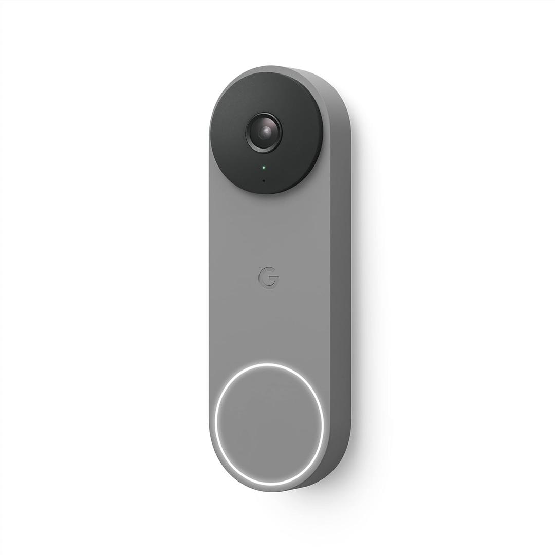 Google Nest Doorbell - (Wired, 2nd Gen) - Wired Video Doorbell Camera - Doorbell Security Camera - Ash 