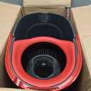 O-Cedar EasyWring Microfiber Spin Mop, Bucket Floor Cleaning System, Red, Gray, Standard