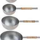 Karma, Stainless Steel Cane Wrapped Measuring Cups, Set of 4 Measuring Cups