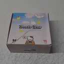 Bento Lunch Box Container Set with 3 Compartments Portable Personal Sealed Plastic Utensils Food Container Cute Kawaii Anime Kitty Bunny Dog (Pink Kitty)