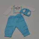 No Brand Banny Costume for Infants 60 3 Pcs White/Blue