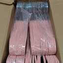 BAGAIL 50 Pack Kids Velvet Hangers 11 Inches Children's Clothes Hangers Non-Slip Baby Hangers for Infant/Toddler (Blush Pink)