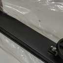Linear Shower Drain with Tile Insert Panels 32 Inch Black 304 Stainless Steel Rectangle Shower Floor Drainwith Hair Catcher, Adjustable FeetFits Bathroom, Balcony