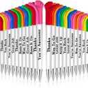 Woanger Inspirational Quotes Thumbs up Pens Thank You Gifts Bulk Employee Appreciation Motivational Ballpoint Pen for Graduation Appreciation Gift School Student Teacher Nurse Coworker(24 Pieces)