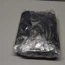 Pritent Lunch Box For Men Women Double Deck Insulated Lunch Bag For Men Woman Leakproof Expandable Cooler Bag with Adjustable Shoulder Strap for Work Picnic School(Black, Medium)