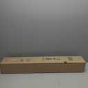 Oval White Metal Spring Tension Curtain Rod 28" - 48"