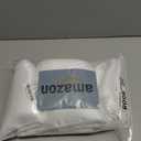 Obstal 50 PCS Satin Chair Sashes Bows for Wedding Reception- Universal Chair Cover Back Tie Supplies for Banquet, Party, Hotel Event Decorations (White)