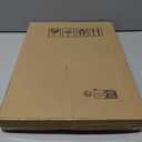 SERIMINO Boho Framed Wall Art Set of 3, Minimalist Wall Decor Living Room, Geometric Line Leaf Sun Moon Canvas Artwork Paintings for Bathroom, Home Decor Print, 12"x16" (Terracotta)