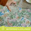 Rectangle Table Cloth,100% Waterproof Tablecloth Oil Proof Spill Proof Vinyl Table Cloth, Wipe Clean Plastic Table Cover for Dining, Camping, Indoor and Outdoor 54" x 78",Mulberry