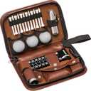 HIRQUITICKE Golf Gift Sets for Men & Women with Accessories Set & Case, Balls, Rangefinder, Tees, Brush, Multifunctional Divot Knife, Scorer, Ball Clamp