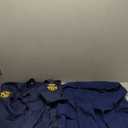 Mens Cop Costume Kit Adult Police Officer One Stag Do Party Halloween Blue, 2XL