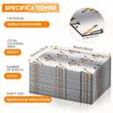 Storystore 80mil Car Sound Deadening Mat 36 sqft Butyl Aluminum Automotive Sound Deadener Noise Insulation Vibration Dampening Heat Shield Odorless 33 Pcs
