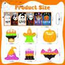 Halloween Party Favors for Kids,24 Packs Mini Pop Fidget Toys with Novelty Cards, Bulk Trick or Treat Keychain for Toddler Teen Age 3-8,8-12,Halloween Goodie Bag Stuffers Classroom Prizes Sensory Toy