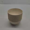 Wheat Straw Bowl Sets of 8,Unbreakable Cereal Bowl 26 OZ,Microwave and Dishwasher Safe Bowls,Kids Bowl suitable for Cereal,Salad,Snack and Soup. Winter-Snow Series (Beige)