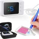 Electric Diamond Art Painting Pen, Cordless Vacuum Diamond Painting Pen with Storage Case, 5 Adjustable Suction Level, Diamond Art Accessories Tools for All Ages, E-Painter No Max Need (Blue)