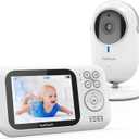 TakTark Baby Monitor, 3.2'' Color LCD Screen, 2 Way Audio, Infrared Night Vision, Digital Zoom, VOX Mode, Room Temperature Display, Long Range