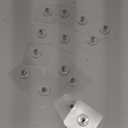 14 Pcs Wall Hooks Adhesive Picture Hooks, Heavy Duty Picture Hangers Without Nails for Hanging Transparent Waterproof Frame Hangers Sticky Hooks for Bathroom Kitchen（14mm）