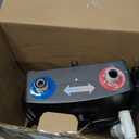 Mini Tankless Under Sink Instant Hot Water Heater Electric 3kW 120V Plug-in, Enlarged LED Digital Display, Knob Control, IPX4, Multiprotective, 30-55 Thermostatic On Demand Water Heater, Gray