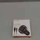 31W 4-Port Cigarette Lighter Car Charger with Fast Charging with 3FT USB-ATO USB-C Cable, 4in1 Cigarette Lighter Car Charger Compatible with iPhone 17/16/15, iPad Pro, Galaxy S24/23 and More