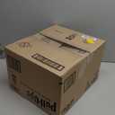 Honeydak 4 Pcs Silicone Bento Box Reusable Silicone Bento Lunch Container for Adults Microwave Dishwasher Freezer Safe 3 Compartment (Blue)