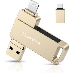 Apple MFi Certified Flash Drive 512GB for iPhone Photo Stick USB Memory Stick Thumb Drives High Speed USB Stick Jump Drive External Storage Compatible for iPhone/iPad/Android/PC