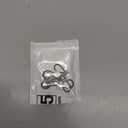 9Pcs Collar Extenders Button for Mens Shirts, Neck Extender Sewing Buttons Extender for Dress Shirts, Suits Cuffs, Coat, Jeans Pants for Men and Women (Black, White, Silver)