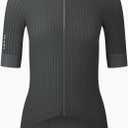 LE COL Women's Pro Aero Jersey | Aerodynamic Cycling Shirt | Wind Tunnel Tested, Lightweight (US, Regular, S-XL) (Gray, L)