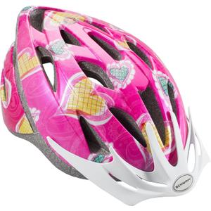 Schwinn Thrasher Child Bike Helmet (Pink/Hearts)