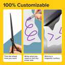 Giant XL Magnetic Sheet 24 x 12 inches- Huge Printable Magnet Dry-Erase Paper - 100% Customizable & Ink-Jet Friendly