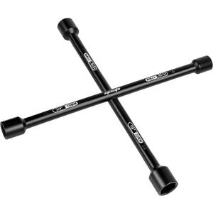 EPAuto 14" Heavy Duty Universal Lug Wrench, 4-Way Cross Wrench, Black